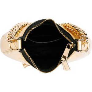 marc jacobs mini crescent metallic crossbody bag