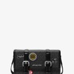 michael kors cooper embellieshed signature logo trunk crossbody bag