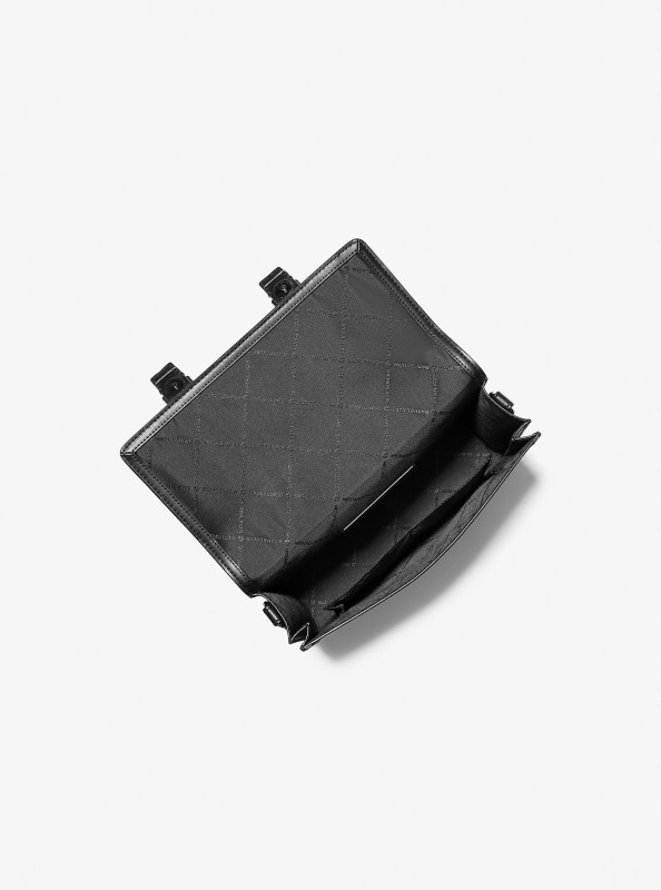 michael kors cooper embellieshed signature logo trunk crossbody bag