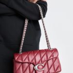 coach tabby shoulder bag 26 with quilting ( minor flaws )