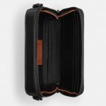 coach charter slim crossbody in signature canvas with coach graphice