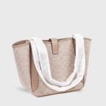coach tote in signature jacquard