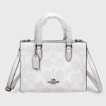 coach maggie small tote bag in signature canvas