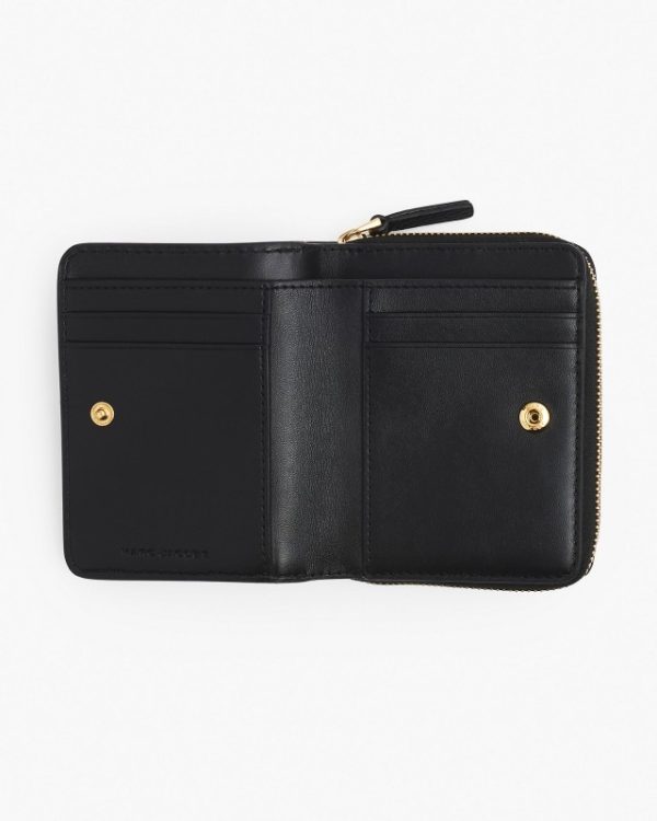 marc jacobs the leather mini compact wallet