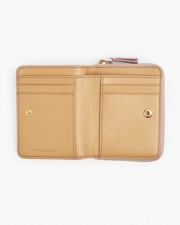 marc jacobs the leather mini compact wallet