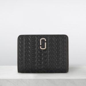 marc jacobs the monogram debossed j marc mini compact wallet