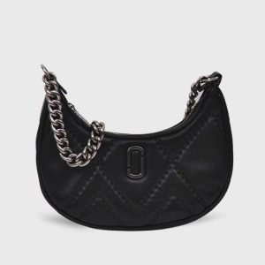 marc jacobs half moon quilted leather
