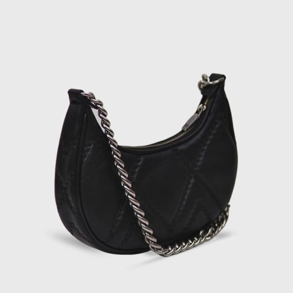 marc jacobs half moon quilted leather