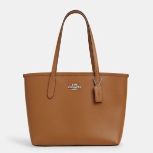 coach small city tote bag