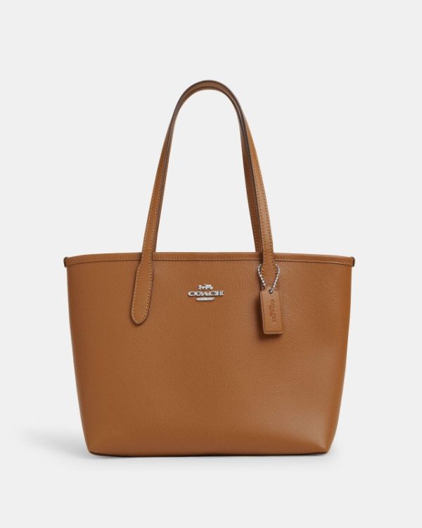 coach small city tote bag