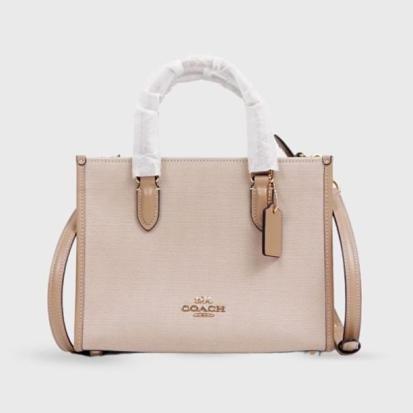 coach maggie small tote bag in signature canvas
