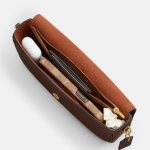 coach brook flap chain bag