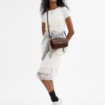 coach brook flap chain bag