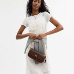 coach brook flap chain bag