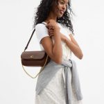 coach brook flap chain bag