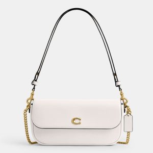 coach brook flap chain bag