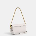 coach brook flap chain bag