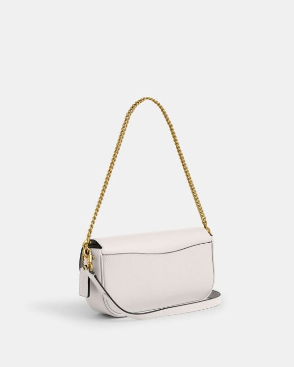 coach brook flap chain bag