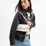 coach brook flap chain bag