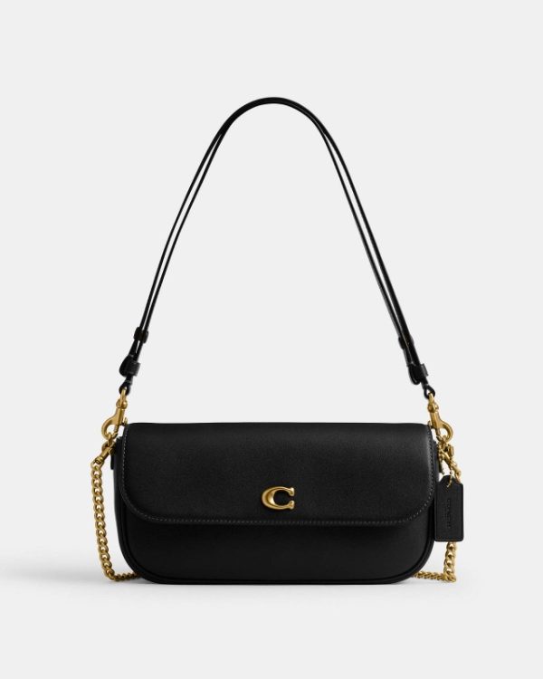 coach brook flap chain bag