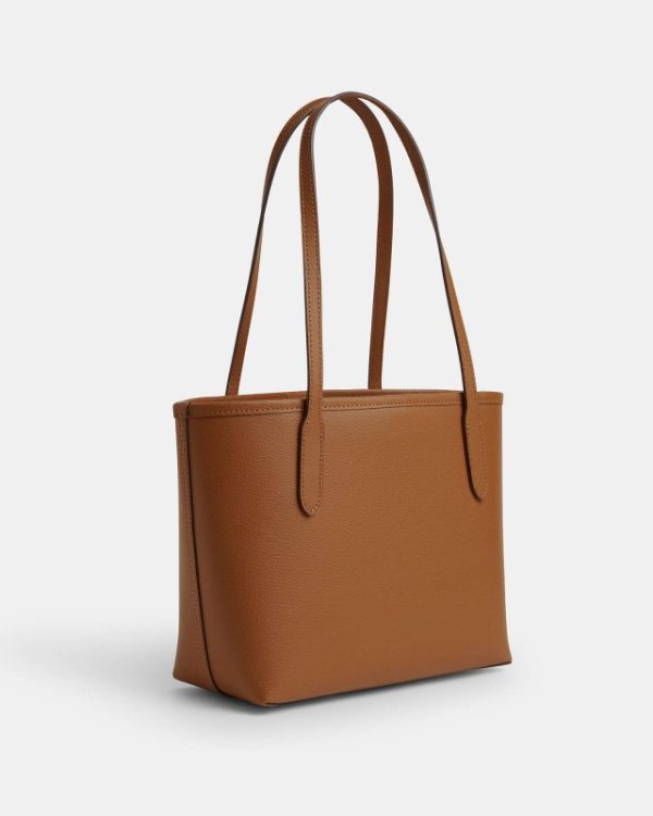 coach small city tote bag