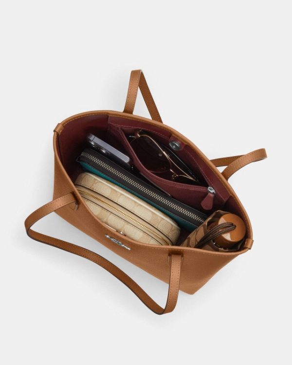 coach small city tote bag