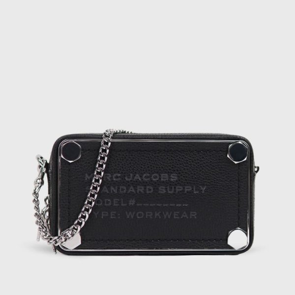 marc jacobs leather trunk crossbody bag