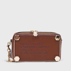marc jacobs leather trunk crossbody bag