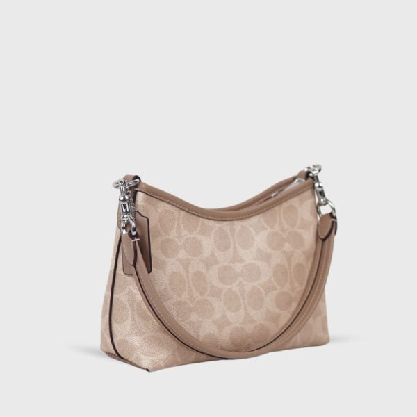 coach mini laurel in signature canvas