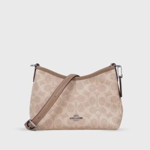 coach mini laurel in signature canvas