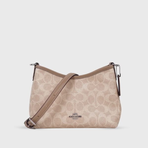 coach mini laurel in signature canvas
