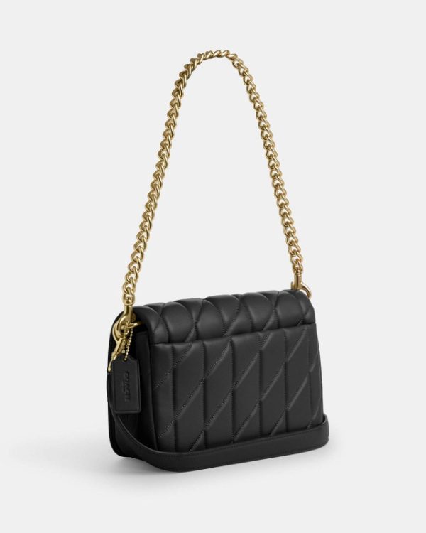 coach quinn bag with quilting