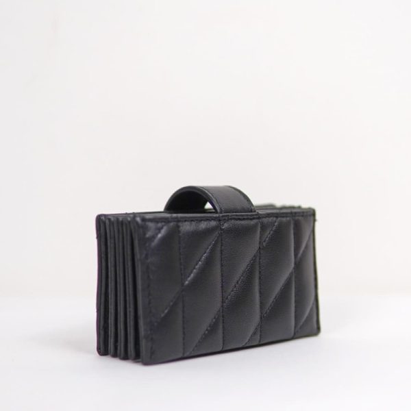 coach card case in quilting