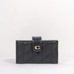 coach card case in quilting