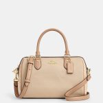 coach rowan satchel bag color block