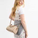 coach rowan satchel bag color block