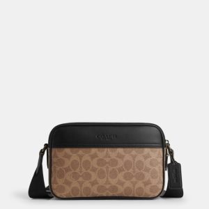 coach graham crossbody bag in signature canvas