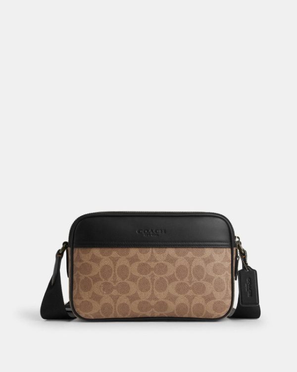 coach graham crossbody bag in signature canvas