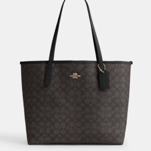 coach city tote in signature canvas