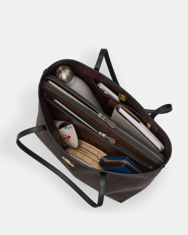 coach city tote in signature canvas