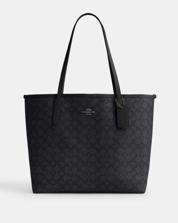 coach city tote in signature canvas
