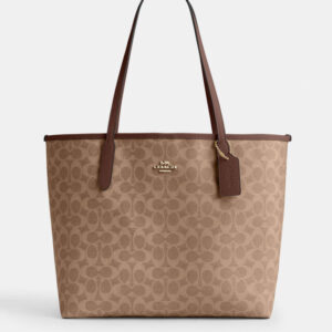 coach city tote in signature canvas