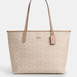 coach city tote in signature canvas