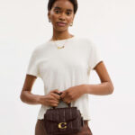 coach tabby top handle bag with quilting