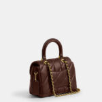 coach tabby top handle bag with quilting