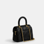 coach tabby top handle bag with quilting