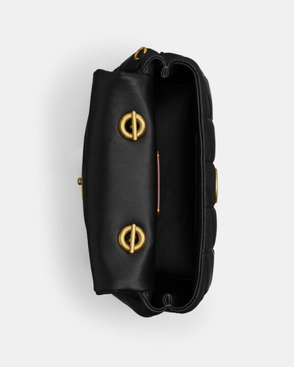 coach tabby top handle bag with quilting