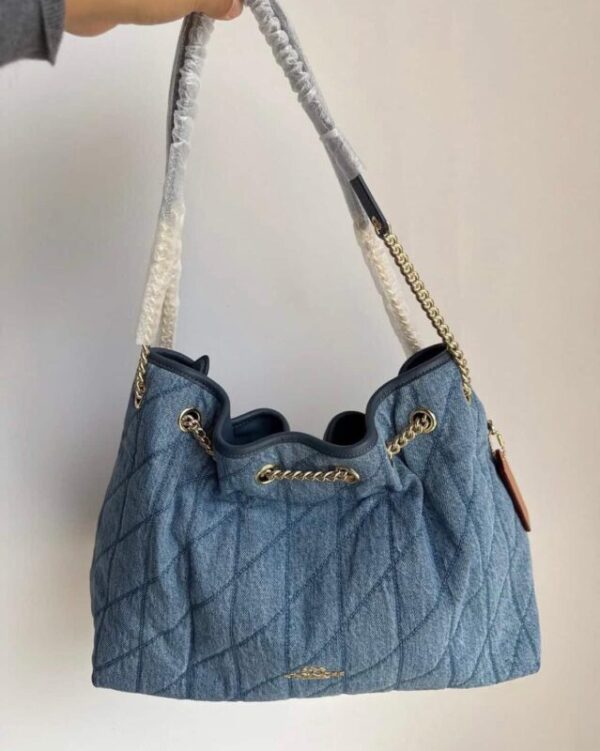 coach evelyn in denim