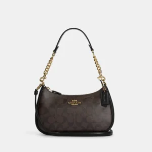 coach teri shoulder bag in signature canvas