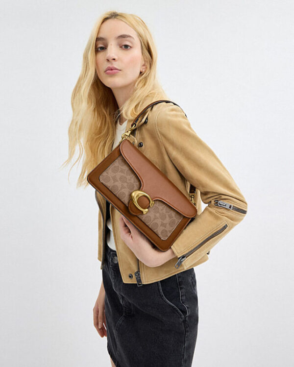 coach tabby shoulder bag 26 in signature canvas